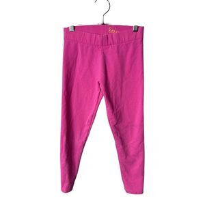 Boden Girls Pink Cotton Rich Leggings Size 7-8Y